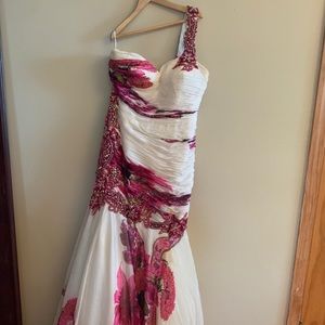 Morell Maxi embellished evening gown